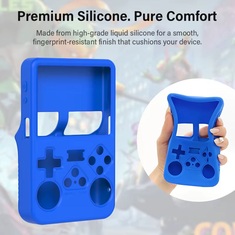 R36S K36 Silicone Case Premium Case for K36/R36S Handheld Game Console Protective Cover Anti-Scratch Storage Box Soft Shell