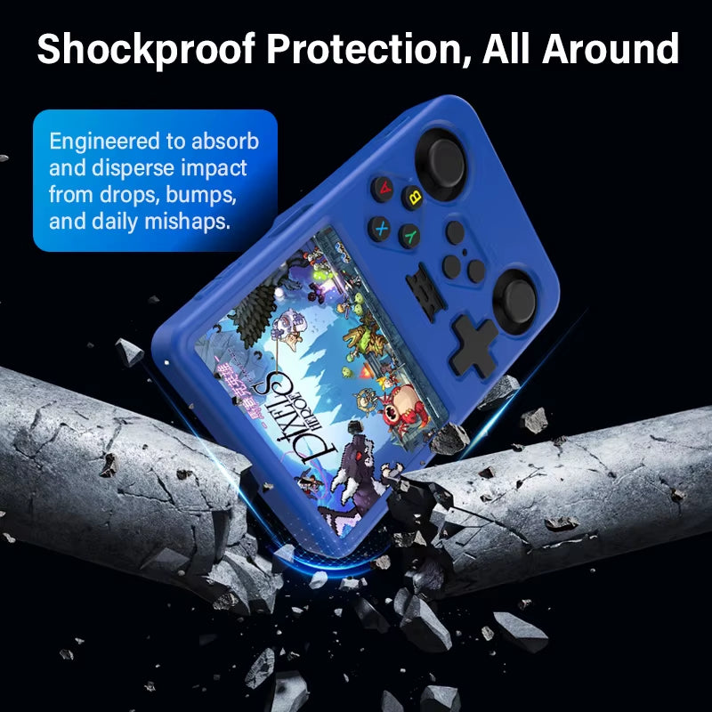 R36S K36 Silicone Case Premium Case for K36/R36S Handheld Game Console Protective Cover Anti-Scratch Storage Box Soft Shell