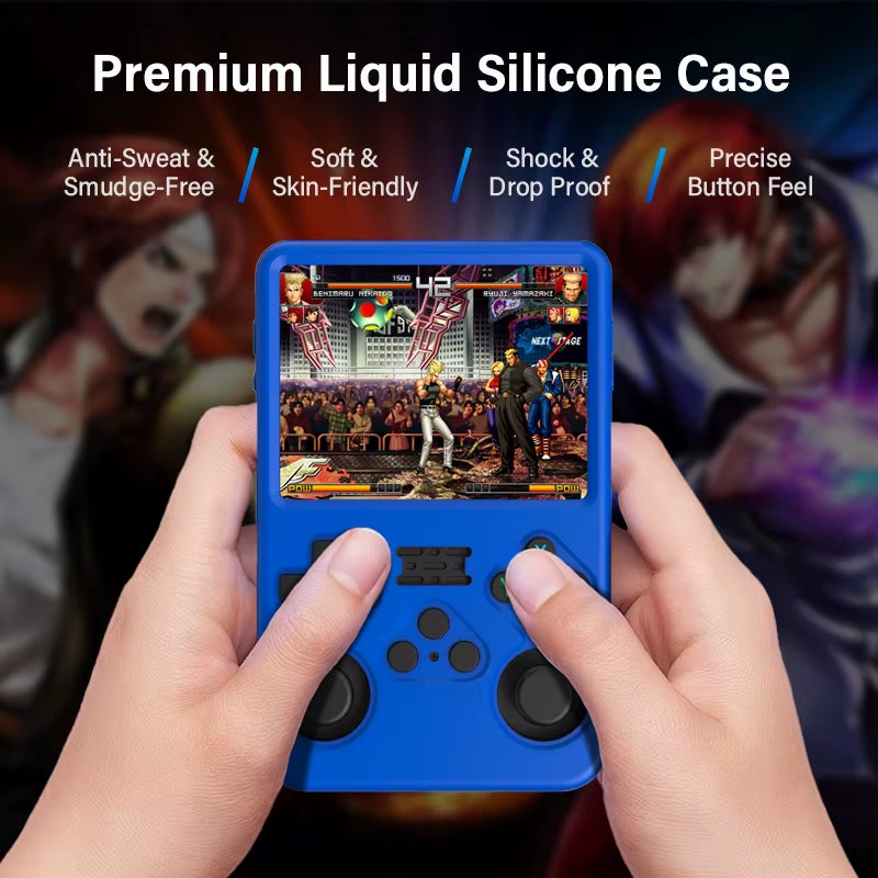 R36S K36 Silicone Case Premium Case for K36/R36S Handheld Game Console Protective Cover Anti-Scratch Storage Box Soft Shell